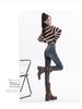 2026 Retro High-Waisted Slimming Skinny Jeans for Women - Elastic Pencil Pants for Autumn/Winter