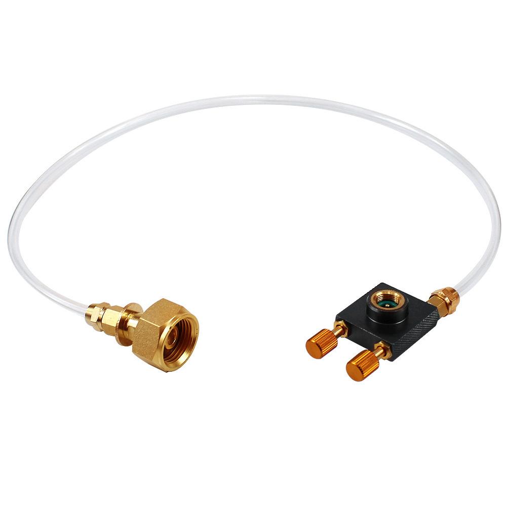 Outdoor Camping Intercharging Adapter Air Tank Converter Head Inflatable Connector Outdoor Supplies Pressure Relief Valve