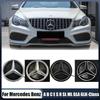 Car Front Grille Emblem LightIlluminated Logo Star Badge Fit For Mercedes Benz A B C E S R SL ML GL GLA GLKW176 W205