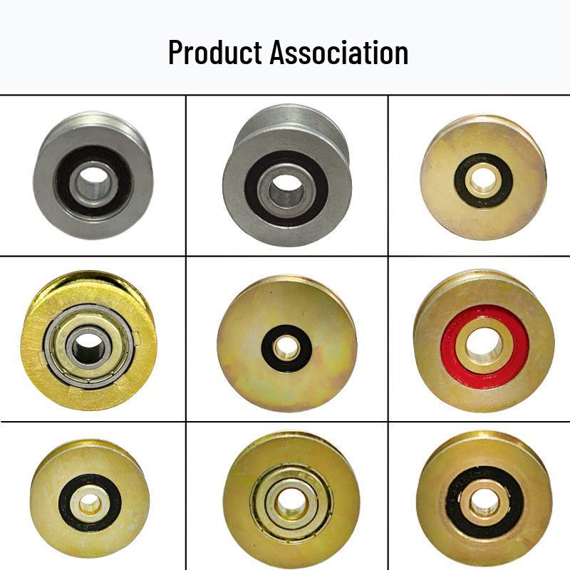 Miniature Steel U-Groove Bearing Pulley for Hoist and Elevator Wire Rope