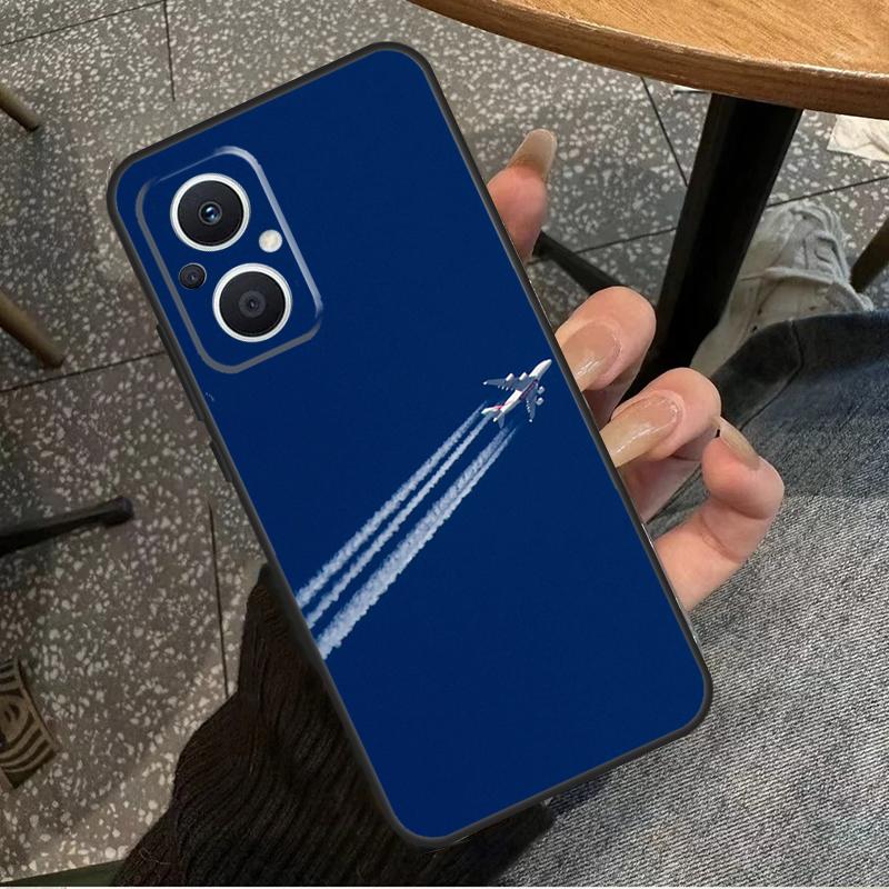 Airplane Plane Aircraft For OPPO Reno 7 8 Lite 8T 14F 13F 11F 12F 10 11 12 13 14 Pro OPPO Find X9 X8 X5 X6 Pro Case