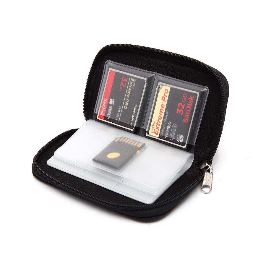 22-Slot CF, SD, and Mobile Memory Card Holder with Gift Bag