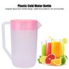 4000ml Large Capacity Non Toxic Plastic Cold Kettle Water Bottle (Transparent White Cover)