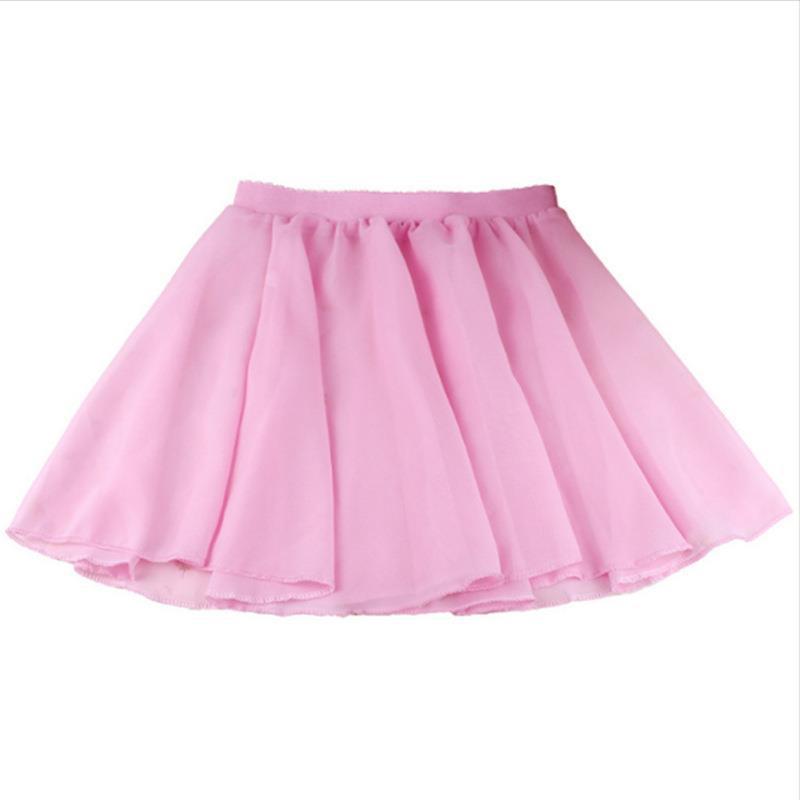 Girls' Chiffon Ballet Dance Apron Skirt - One-Piece Chinese Dance Costume