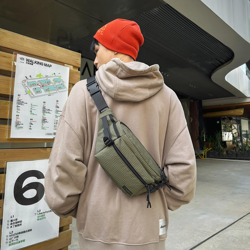 Studentská náprsní taška Pánská ledvinka Dámská crossbody taška