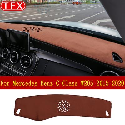 Auto Dashboard Pad Für Mercedes Benz C-Klasse W205 Anti-Slip Matte Sonnenschirm Dashmat Teppich Auto Zubehör C180 c200 C220 C250