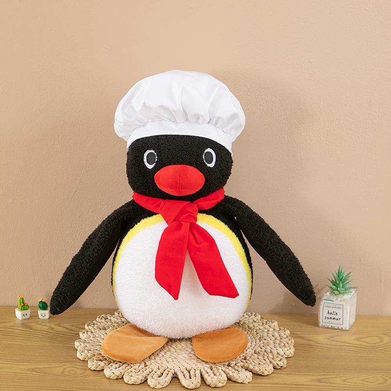 Cute Chef Little Penguin Doll Bag Doll Boys and Girls Birthday Gift Qixi Festival Valentine's Day Doll