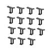 15Pcs Plastic Solar Panel Rainwater Drainage Clip Photovoltaic Panel Water Drain Clips Mud Removal Clip Easy to Install