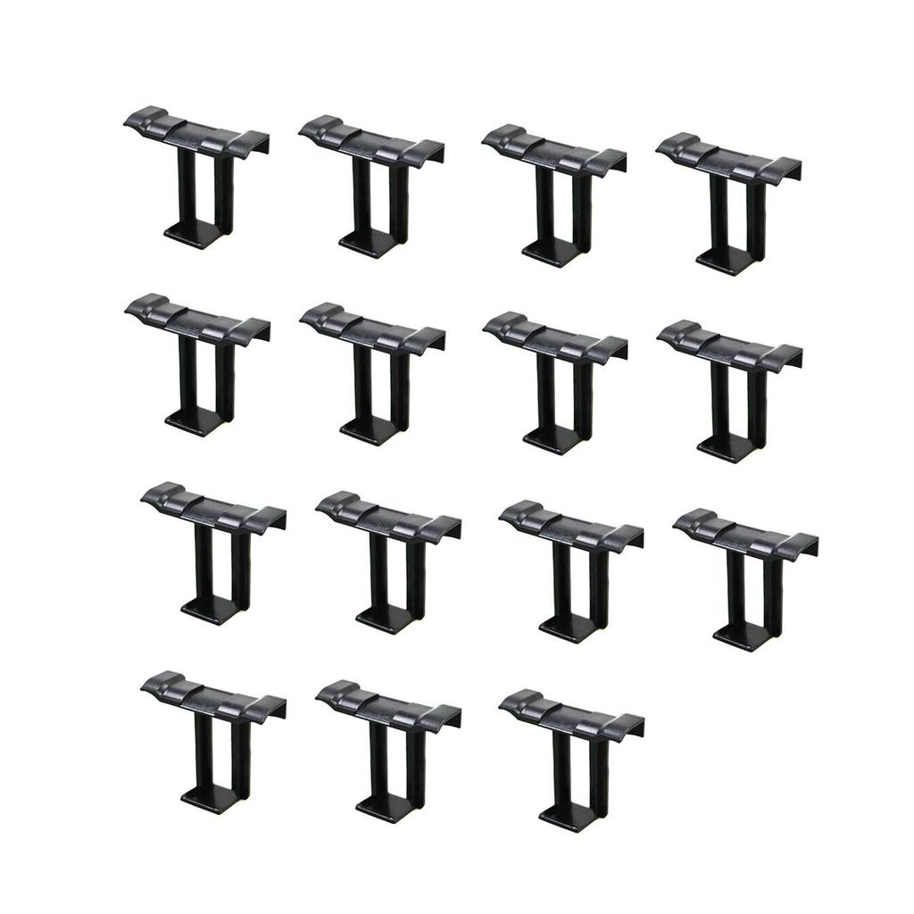 15Pcs Plastic Solar Panel Rainwater Drainage Clip Photovoltaic Panel Water Drain Clips Mud Removal Clip Easy to Install