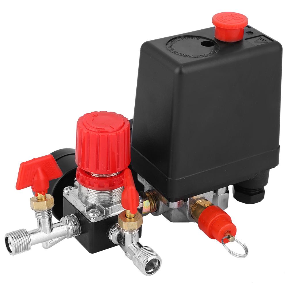 Druckschalter Steuerventil Baugruppe Quadratisch Vier Löcher Luftkompressor TeilQuadratisch Vier Löcher Luft