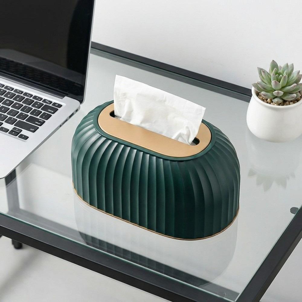 Lifting Design Tissue Holder Spring Loaded Napkin Organizer Stable Tissue Box Desktop Place зелёный