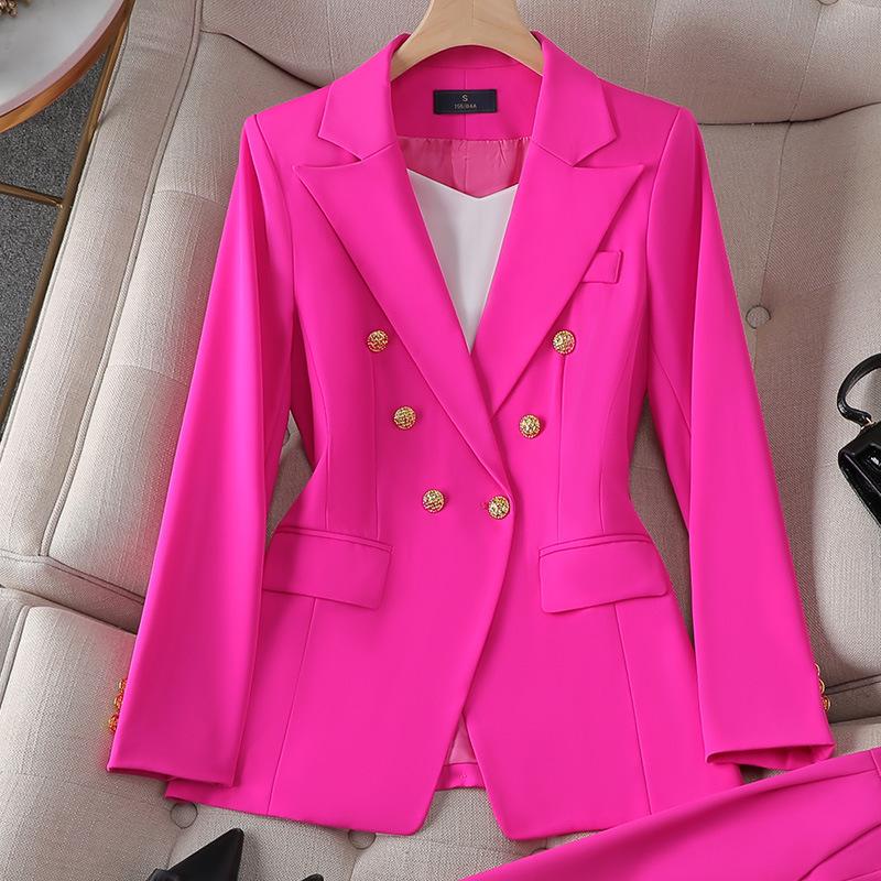 Zihong Women's White High-End Formal Suit Set - Goddess Style 8017