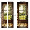 1 Pair of Self-adhesive Library Wall Stickers, Contemporary Paper Wall Art for Hallways, Porches, Living Rooms, Bedrooms, Office