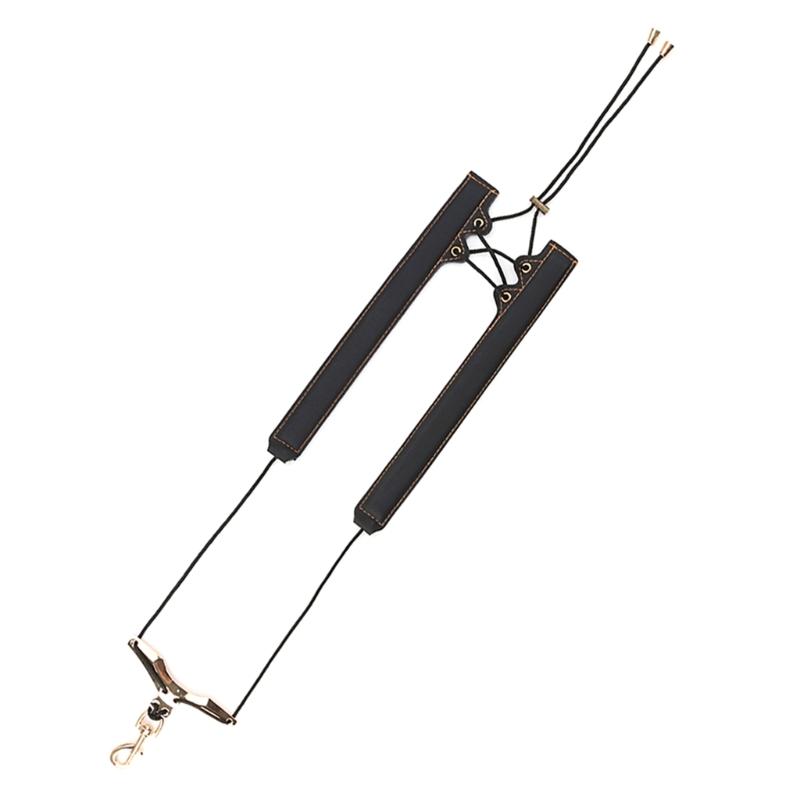 Soft Leather Sax Neck Strap Universal Shoulder Strap Harness Padded Sax Accessories for Sax Players Length Adjustable 1