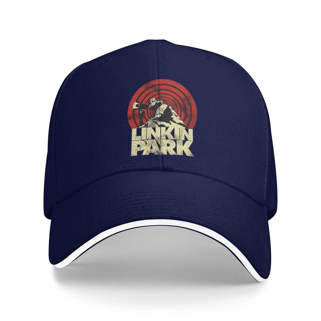 Baseball Cap Linkin Park Metal Music Outfit Unisex Trucker Hat Caps Hat Unique Daily All Seasons Travel Gift Sun Cap