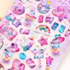 3D Crystal Candy Animal Shaped Decor Stickers  Dessert Theme for DIY Scrapbooking Journaling 1PC/6PCS School Stationery Supplies