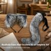 Cat Ear Headband with Tail Furry Ears Long-Lasting for Cosplayers
