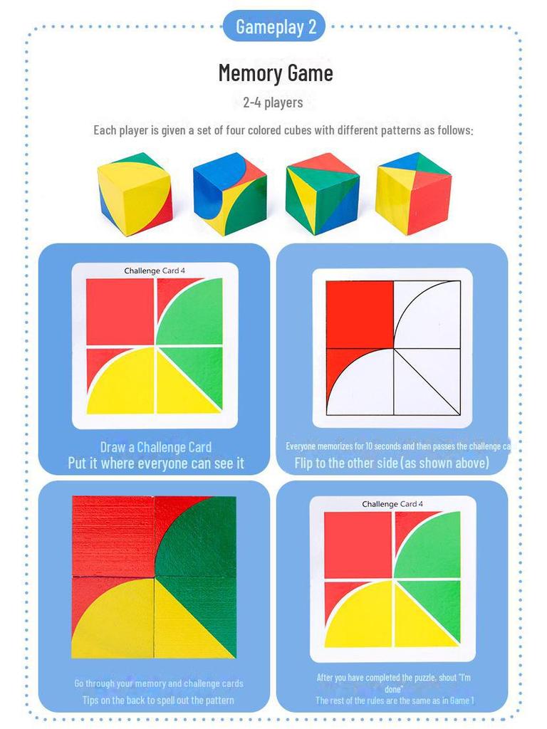 Cube Space Creative Puzzle: Educational Building Blocks for Young Children's Logical Thinking and Intelligence Development.