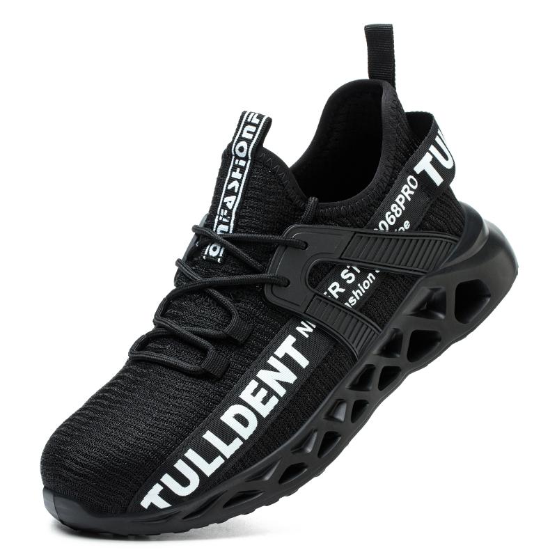 Men's Safety Steel Toe Boots, Work Sneakers With Anti-impact And Anti-piercing Features, Indestructible Protective Shoes For Men