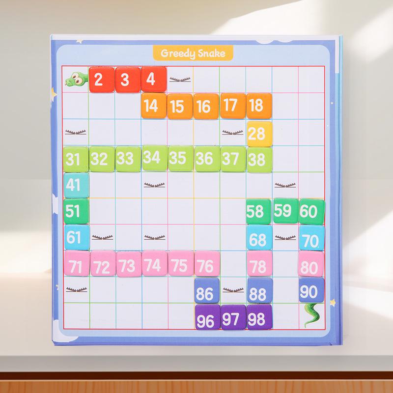 

Монтессори Сотенная доска: Детская развивающая игрушка для развития чувства числа, сложения и вычитания