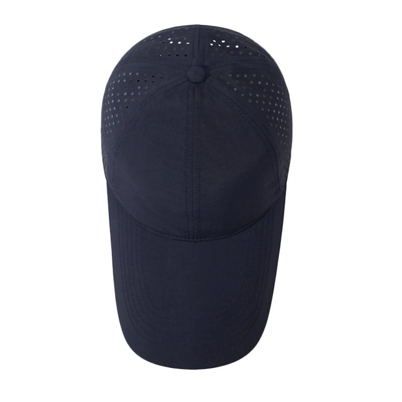 Summer Quick-Dry Breathable Baseball Cap Men's Outdoor Sunscreen Cap Long Brim Soft Top Sports Cap