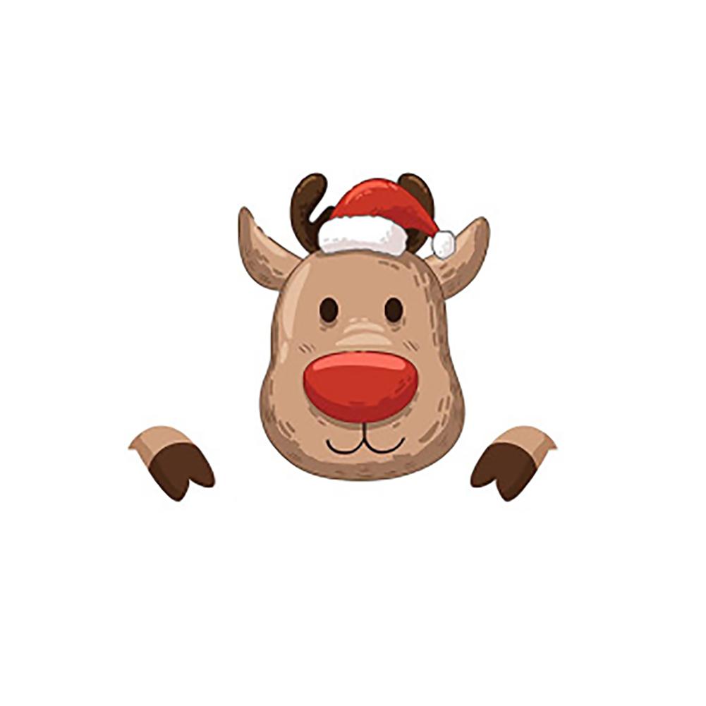 Christmas Fence Peeker Decoration Santa Snowman Dwarf Christmas Decoration Diy Chrisrmas Garden Yard Outdoor Art Sign Decoration