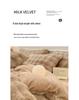 Class A Rabbit Hair Velvet Winter 4-Piece Bedding Set - Thickened Warm Coral Velvet Flannel.