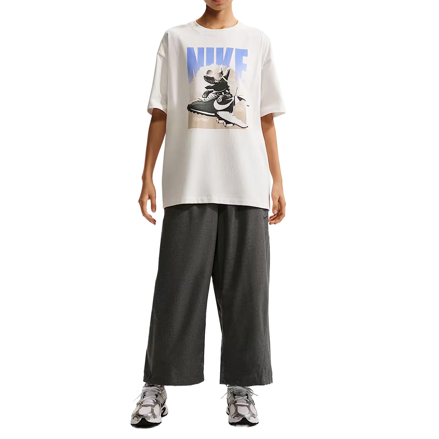 Nike Sportswear Lightweight Cotton Comfortable Casual Drop Shoulder T-Shirt Women tops IR7588-121 XS