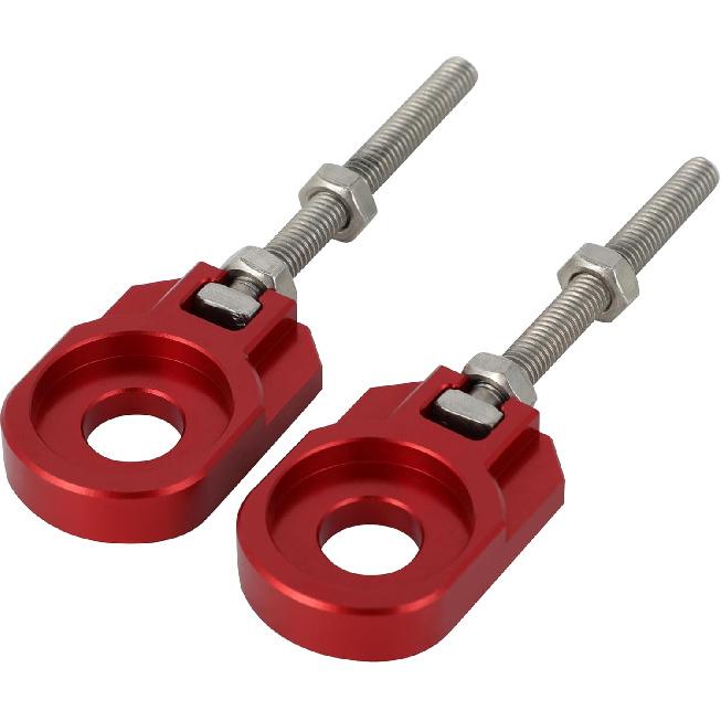 Motorcycle 2pcs 12mm Chain Adjuster Tensioner Swingarm Spool Tensioner Tension Adjuster CNC Universal for CRF 110 CRF110 CRF110F CRF110F 2013-2025