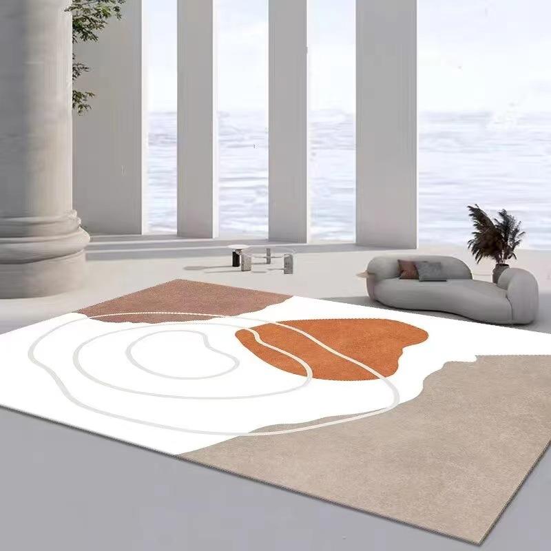 Supply Crystal Velvet Carpet, Living Room Sand And Coffee Table Carpet, Light Luxury Household Large Area Full Floor Mat