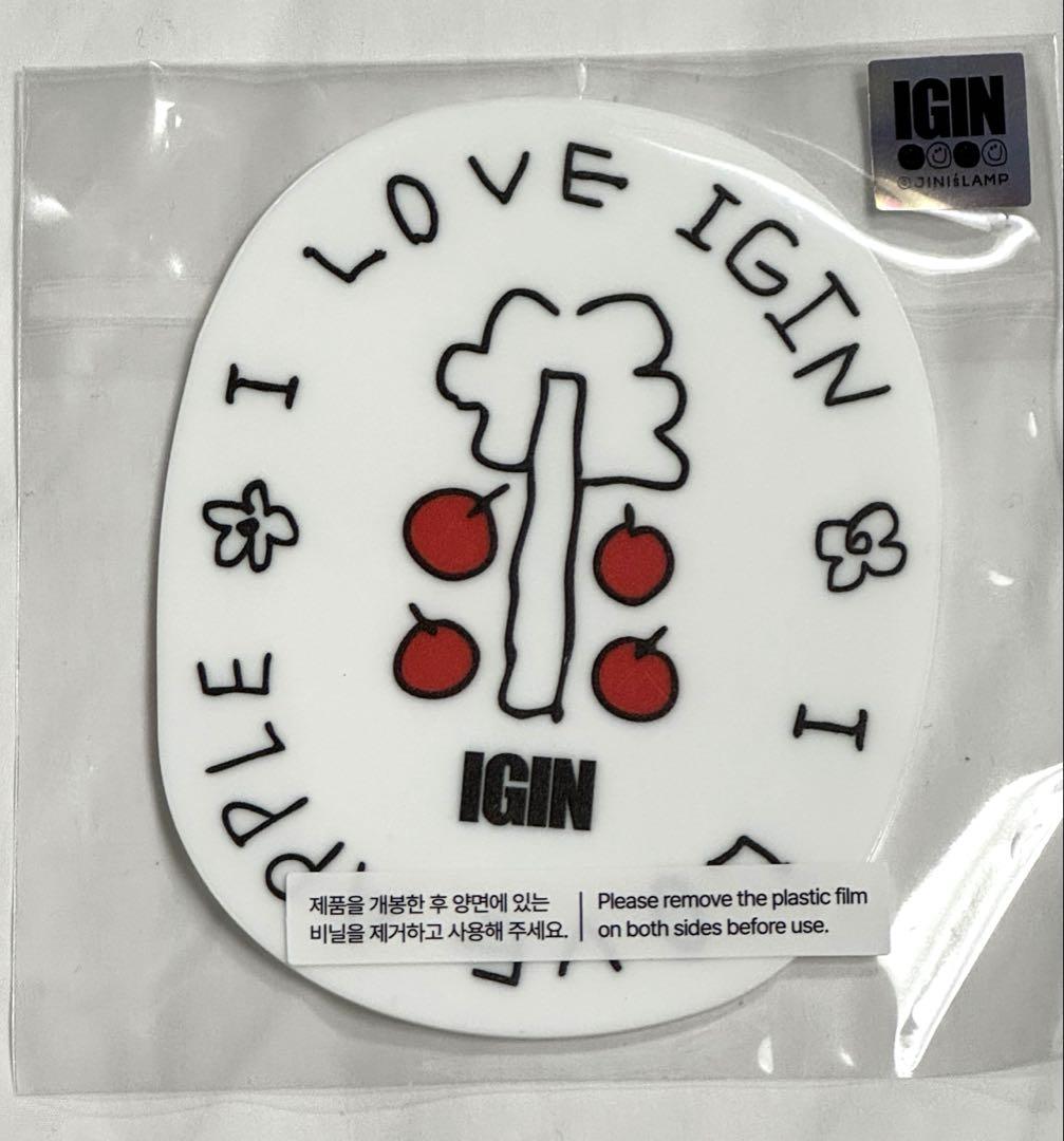 

[Б/У] Эксклюзивный корейский акриловый подстаканник IGIN, овальный, всплывающий, дерево, яблоко