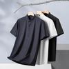 Men's Plus Size Ice Silk Short Sleeve Non-Iron Shirt