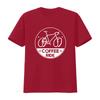 Coffee Ride Bicycle Bike Cycling Lover Cyclist Biking Funny T Shirt for  Vintage Washed Stylish Breathable Comfortable