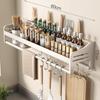 Stainless Steel Wall-Mounted Kitchen Organizer