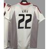 Retro jersey football jersey classic nostalgic replica Thai jersey Kaka game training jersey short-sleeved sportswear