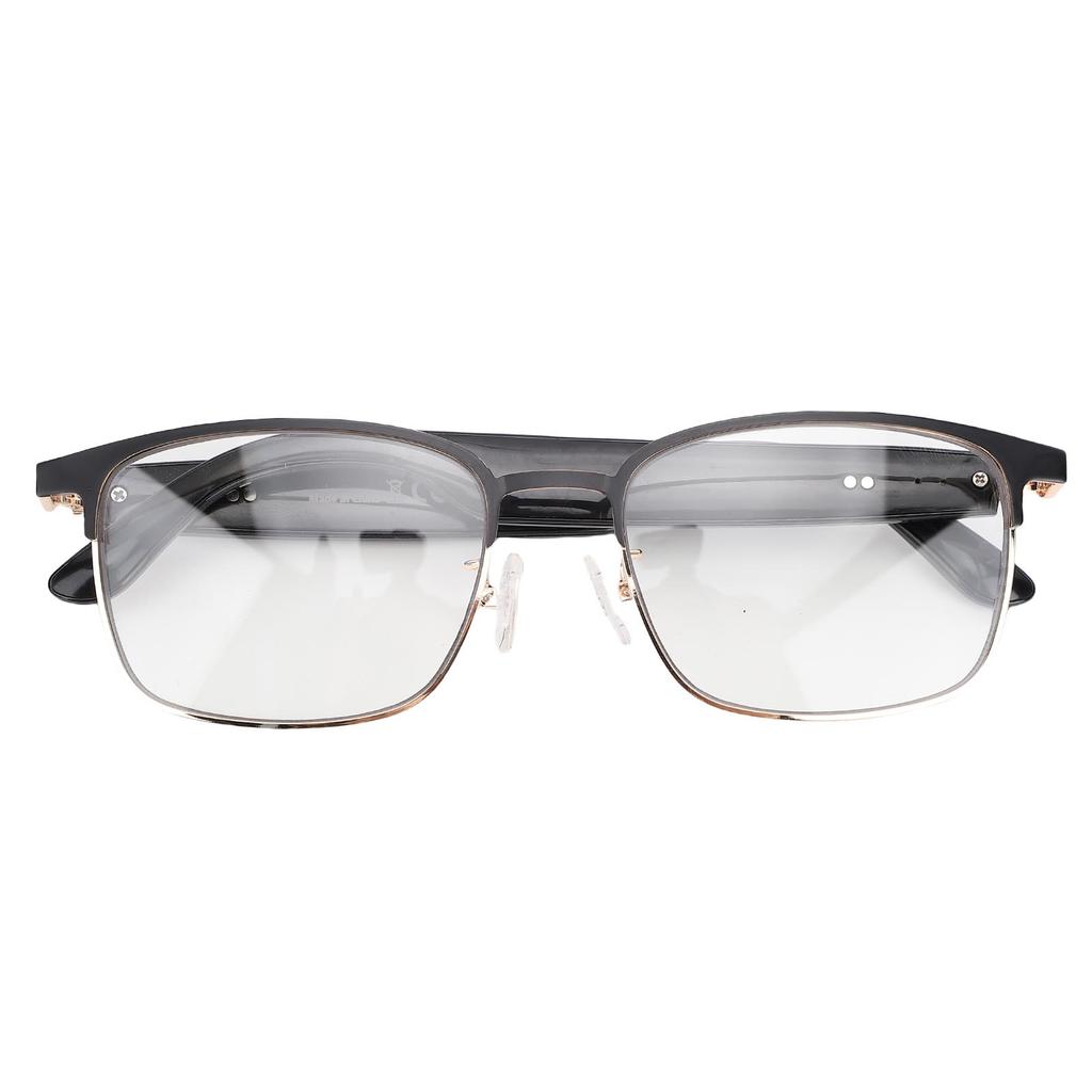Smart Bluetooth Glasses Built In Microphone and Speaker Voice Control Smart Wireless Sunglasses for Outdoor Gold