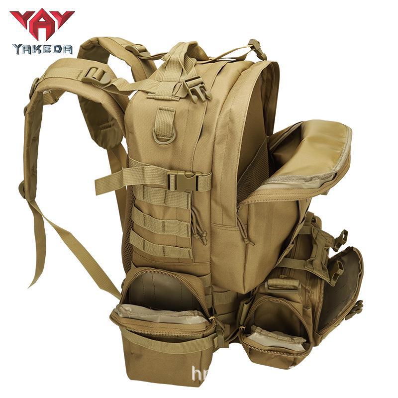 Yakoda Large Capacity Tactical Backpack for Outdoor Camping, Hiking, and Picnics - Wear-Resistant for Men and Women