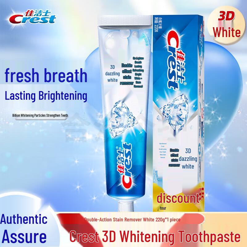 Crest 3D White Dual Action Toothpaste