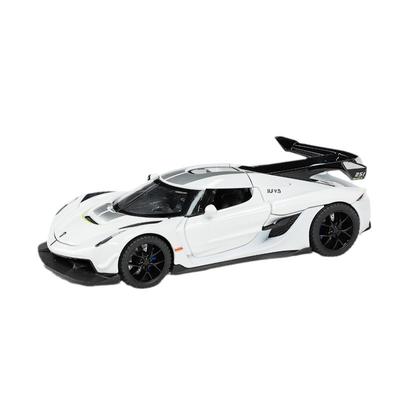 1/32 Schaal Koenigsegg Jesko Zinklegering Model Auto, met Licht & Geluid & Pull-Back Diecast Speelgoed Geschenken Collecties Decoraties Voor Jongens