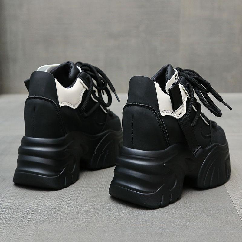 Женские теплые кроссовки на высокой платформе с мехом для снегоступов Модные женские — фото 6