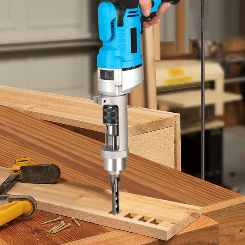 Square Hole Drill Bit Hole Saw Mortising Chisel Drill Bits Professional Drill Bit Adapter For Carpentry Smooth Drilling