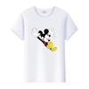 Funny Cartoon Tshirt Top Summer Blouses Short Sleeve T-shirt White Tee Mickey Mouse Graphic Clothes Gift Unisex