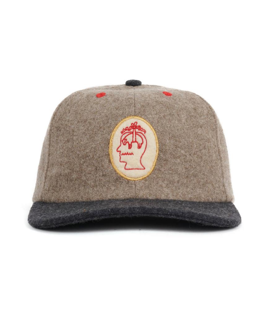 BROOKS BROTHERS [Bbxbd] California Wool Flannel Hat (Grey) (Bbacmmf511)