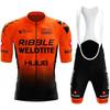 Cycling Suit Short Sleeve Suit Summer Tour De France Team Shirt Cycling Short Top Strap Shorts Quick Drying Breathable Men 2026