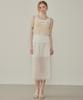 MELLY&ROSE Sheer Midi Skirt (315303)