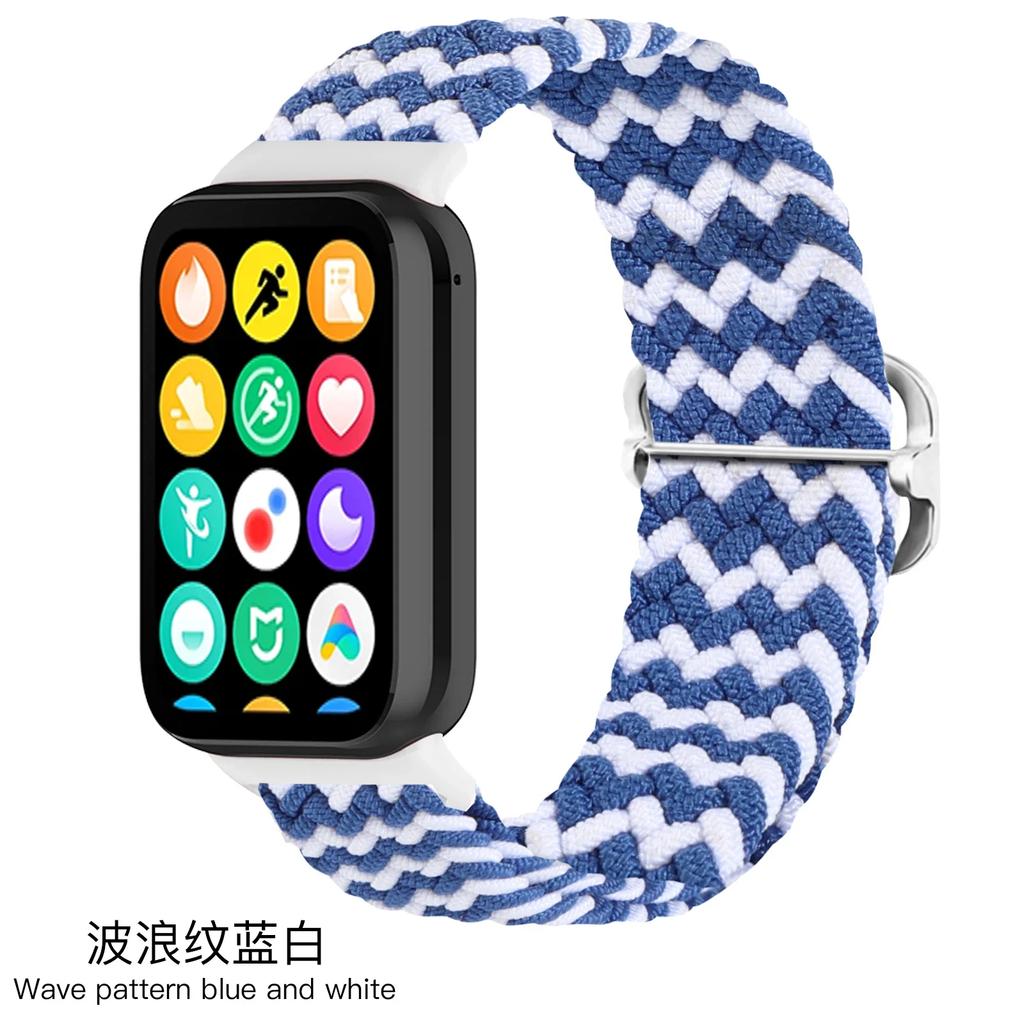 Nylon Loop Strap for Xiaomi Mi Band 9/8 Pro Bracelet AccessoriesCorrea for Redmi Watch 5/4 Belt Smartwatch Replacement Wristband