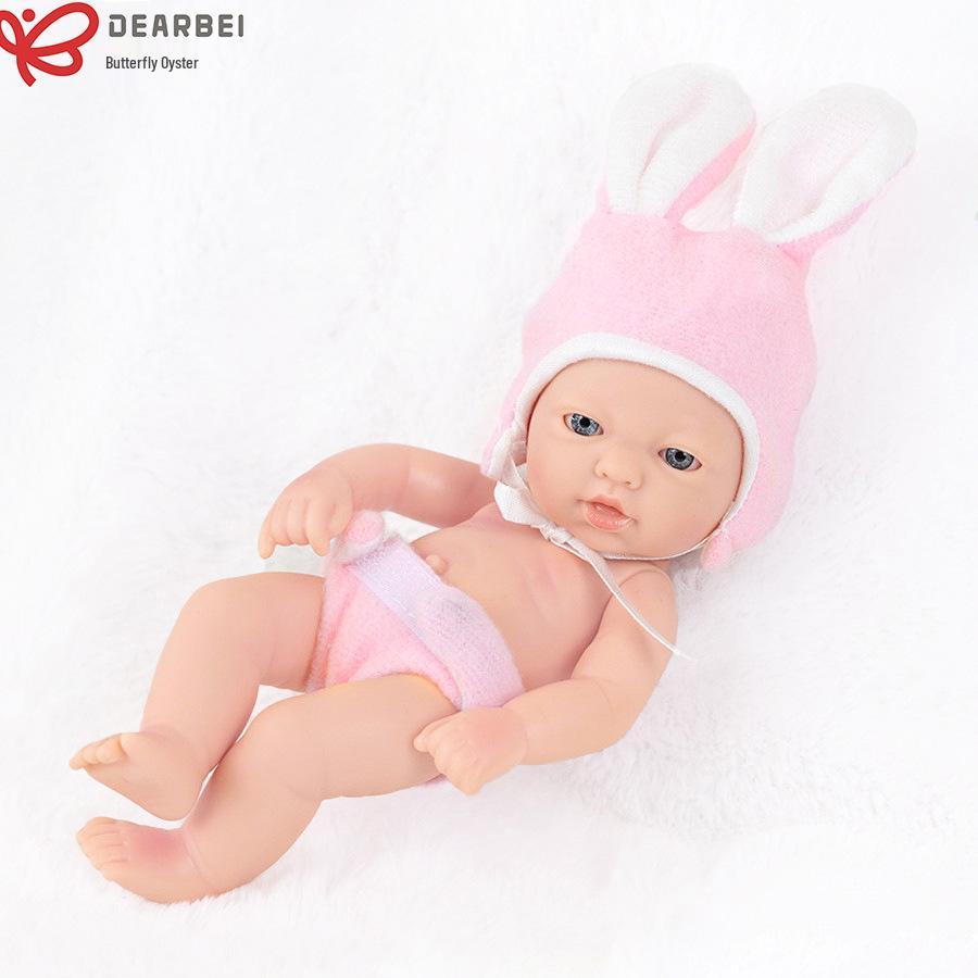 7-inch Soft Vinyl Reborn Baby Doll - Soothing Toy for Children