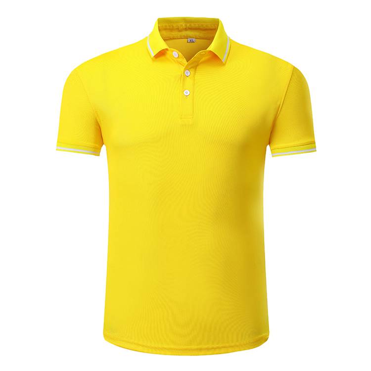 XBLH 1819 180g Pärlförsedd Tencel Bomull Omvänd Krage POLO