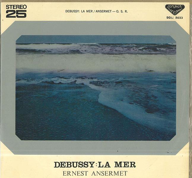10-дюймовая пластинка DEBUSSY ERNEST ANSERMET ORCHEST La Mer SGL5033 LONDON Япония Классика Б/У