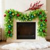 Christmas Rattan, Encrypted Christmas Decoration Rattan, Door Rattan Door Decoration, 9 Feet 50 Lights